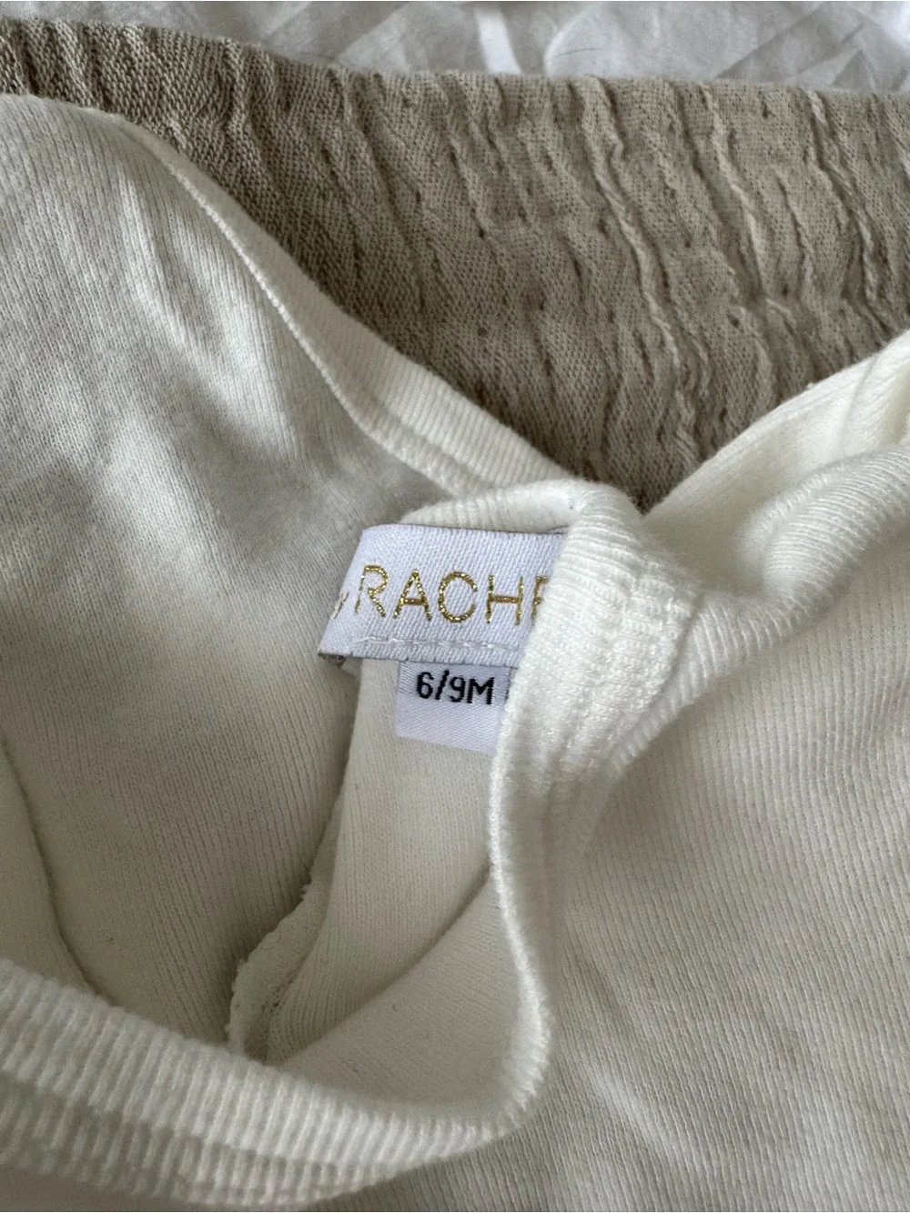 GAP Baby Onesie Bundle - White, Light Blue, Pink, Cream